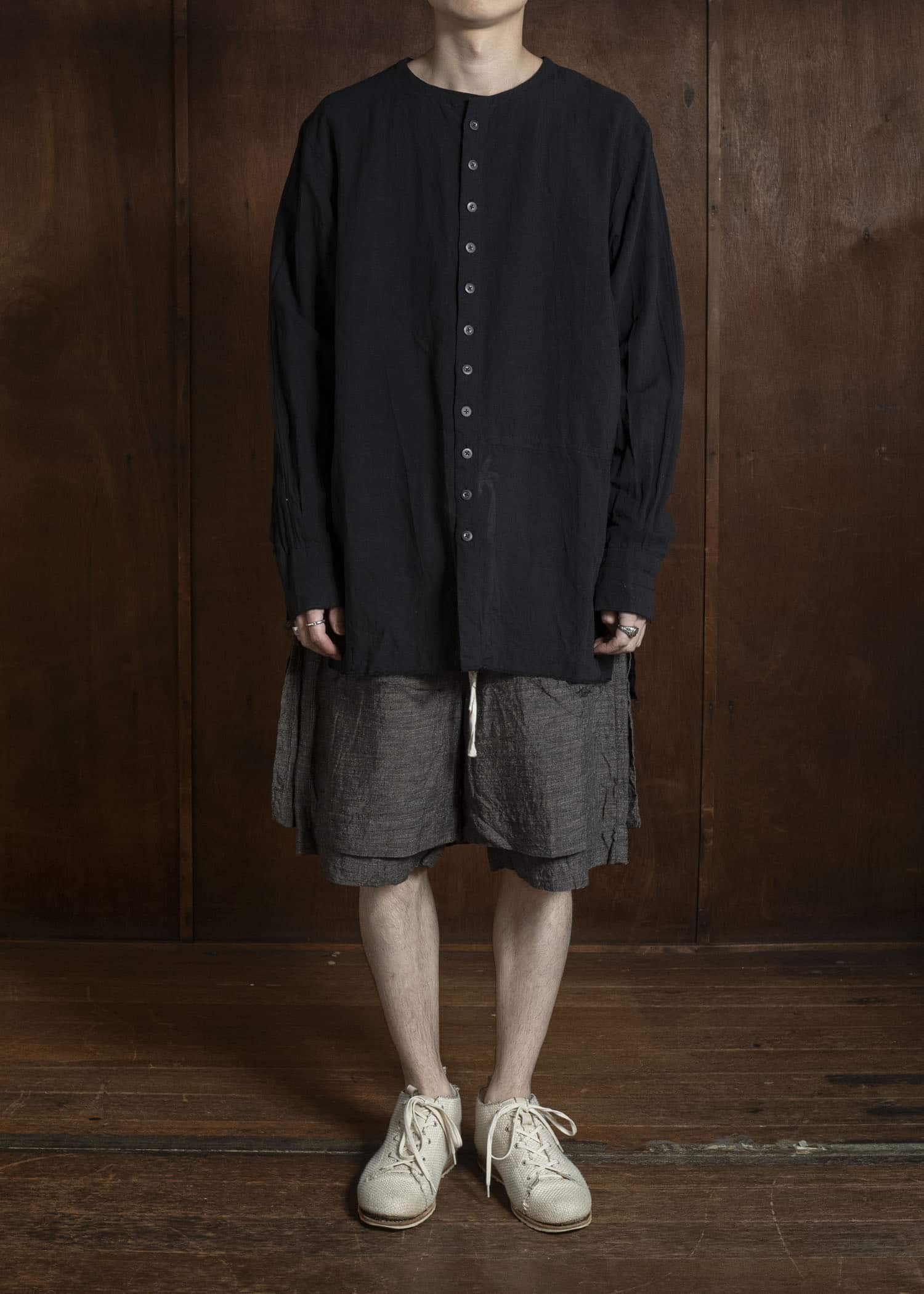 KLASICA VENT LAYERD WIDE SHORTS BROWN