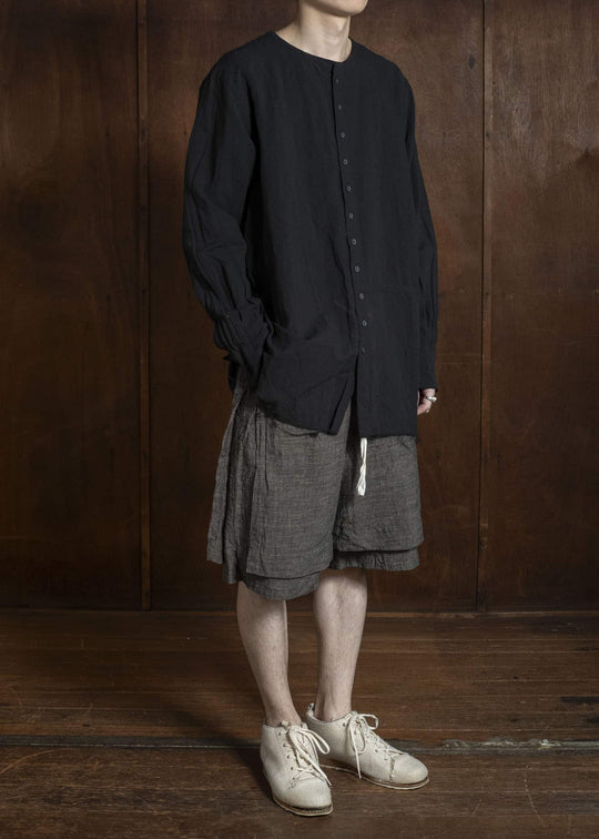 KLASICA VENT LAYERD WIDE SHORTS BROWN