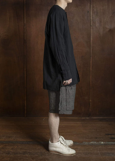 KLASICA VENT LAYERD WIDE SHORTS BROWN