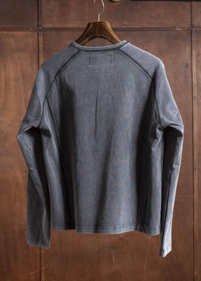 Professor.E FADED HENLEY DARK GRAY 25FW-PE-TTL-02