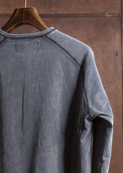 Professor.E FADED HENLEY DARK GRAY 25FW-PE-TTL-02