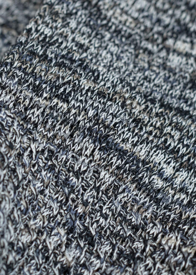 amachi. Natural shaped Knit cardigan AY16-33 Blue Gray