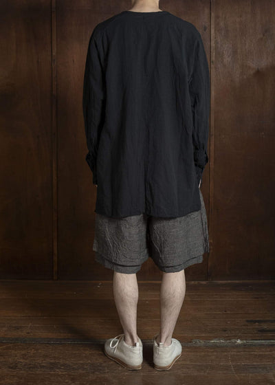 KLASICA VENT LAYERD WIDE SHORTS BROWN