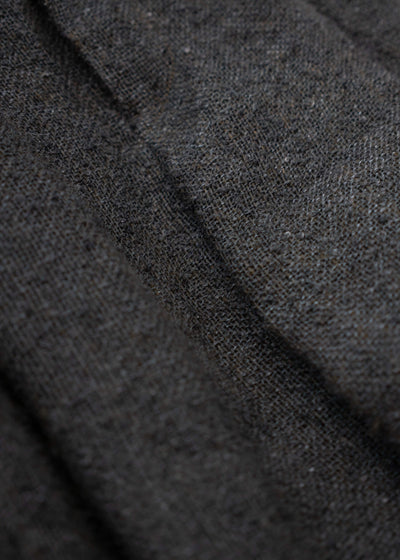 ZIGGY CHEN FRONT PLEATS TAPERED TROUSERS