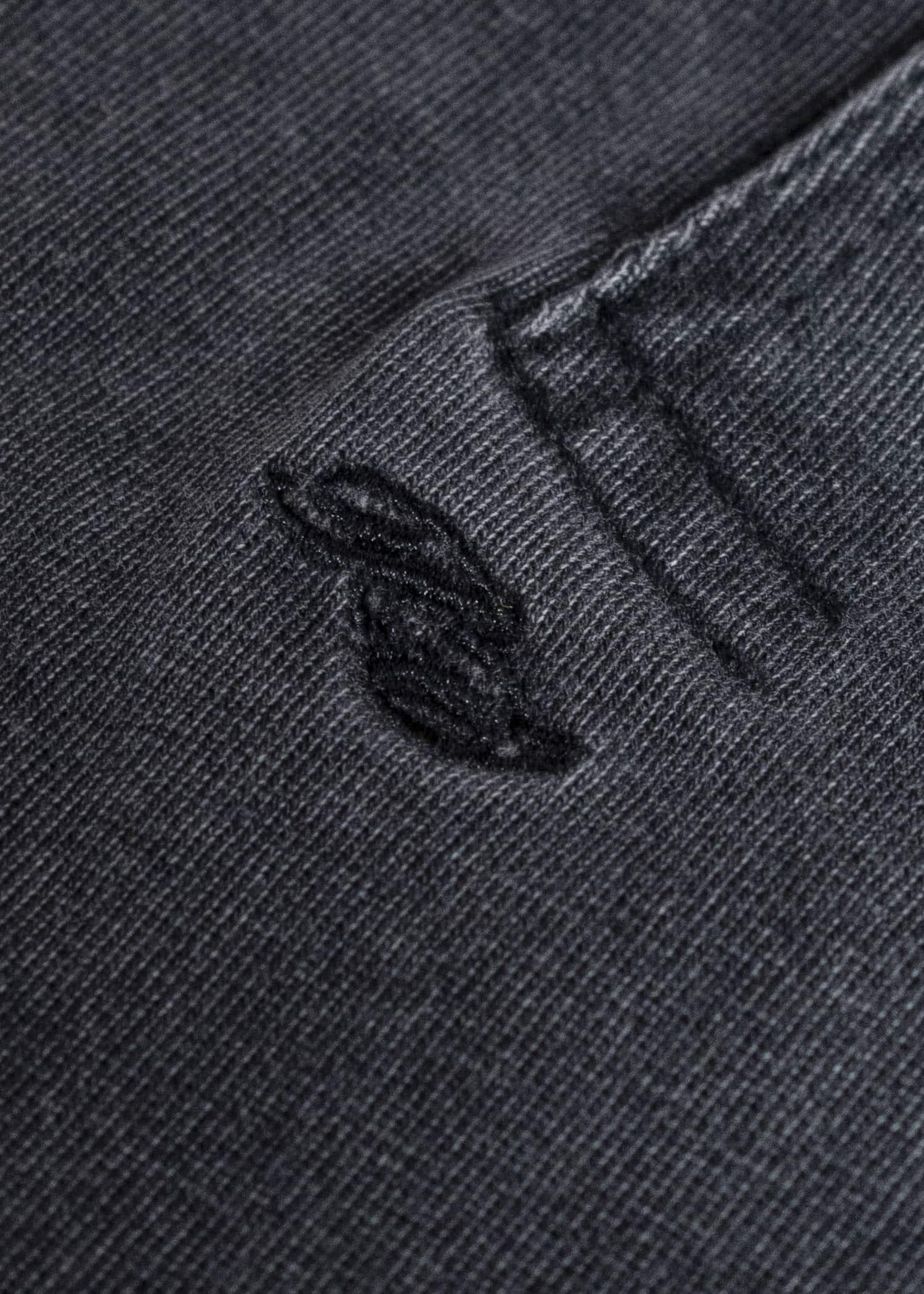 Professor.E FADED HENLEY DARK GRAY 25FW-PE-TTL-02