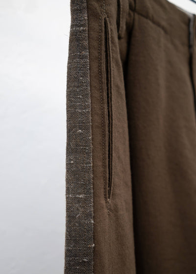 ZIGGY CHEN SIDE TAPED WORKER TROUSERS
