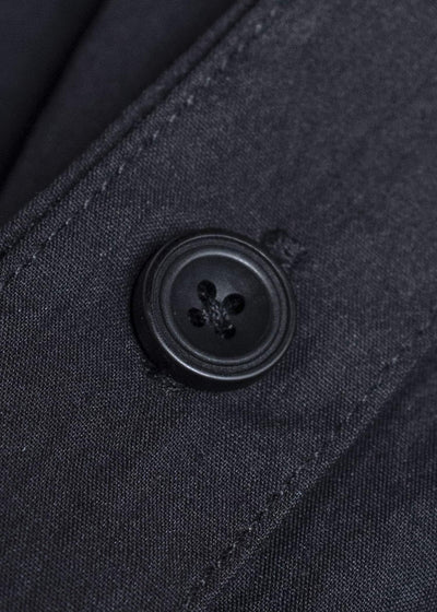 Professor.E DROP SHOULDER SHIRT BLACK 25FW-WN-LSH-02