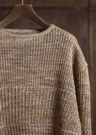 amachi. Natural shaped Knit AY16-32 Blue Gray