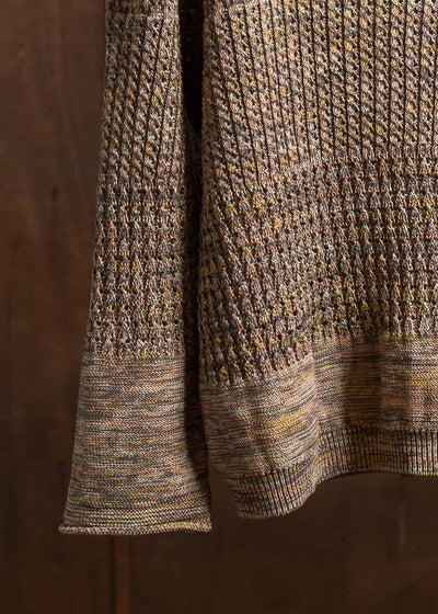 amachi. Natural shaped Knit AY16-32 Blue Gray