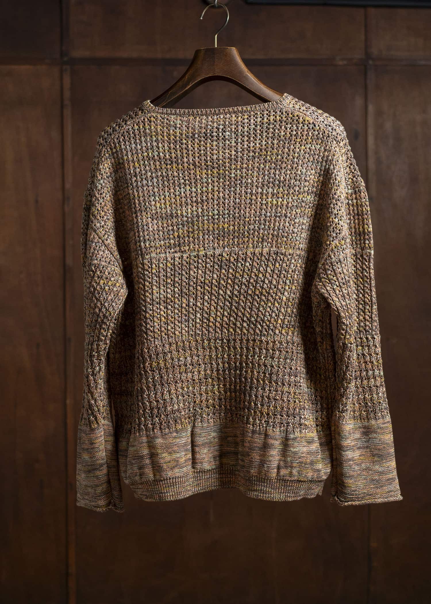 amachi. Natural shaped Knit AY16-32 Blue Gray