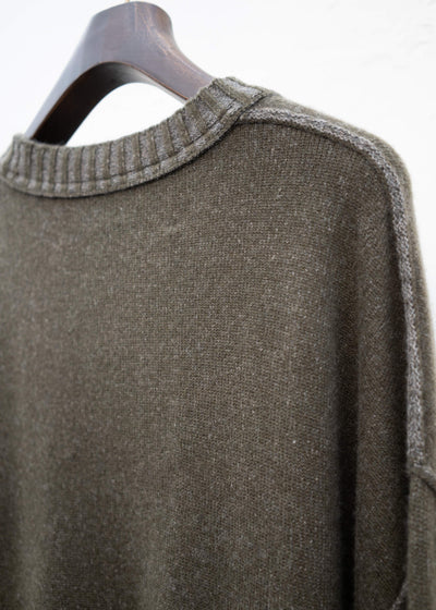 ZIGGY CHEN CREWNECK CASHMERE SWEATER