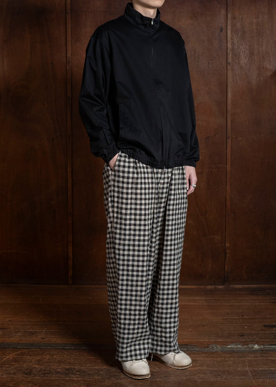 YOKO SAKAMOTO YS-26SS-58-GINGHAM Baggy Easy Pants GINGHAM