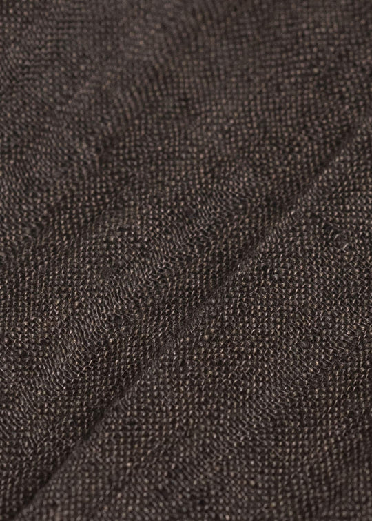 Professor.E DROP SHOULDER SHIRT BROWN 25FW-WN-LSH-02