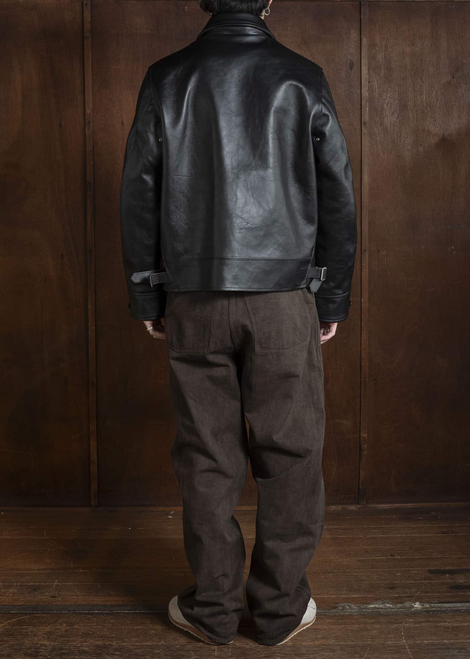 Taiga Takahashi Lot.802-Black(Horse Leather) Cossack Leather Jacket Black(Horse Leather)