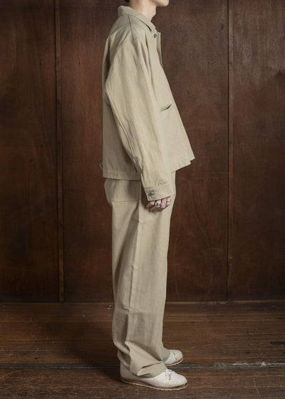 Taiga Takahashi Lot.303-Beige Coverall Jacket Beige