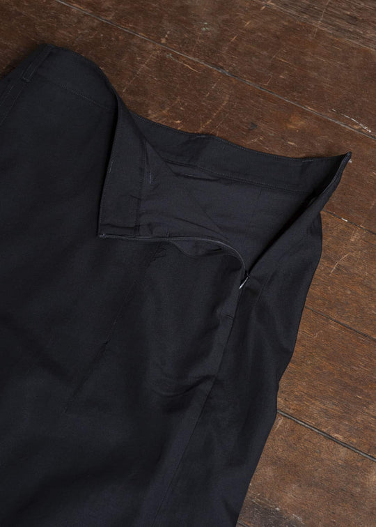 Professor.E FRAYED SKIRT BLACK 25FW-WN-LSK-03