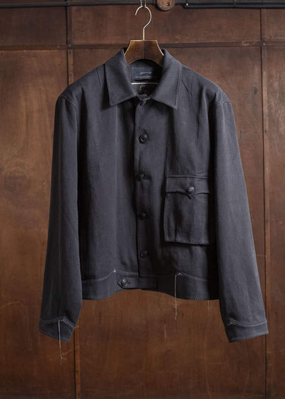 Professor.E CYCLIST JACKET AGED BLACK 25FW-PE-JKT-05