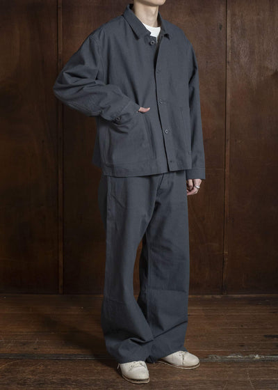 Taiga Takahashi Lot.303-Charcoal Coverall Jacket Charcoal