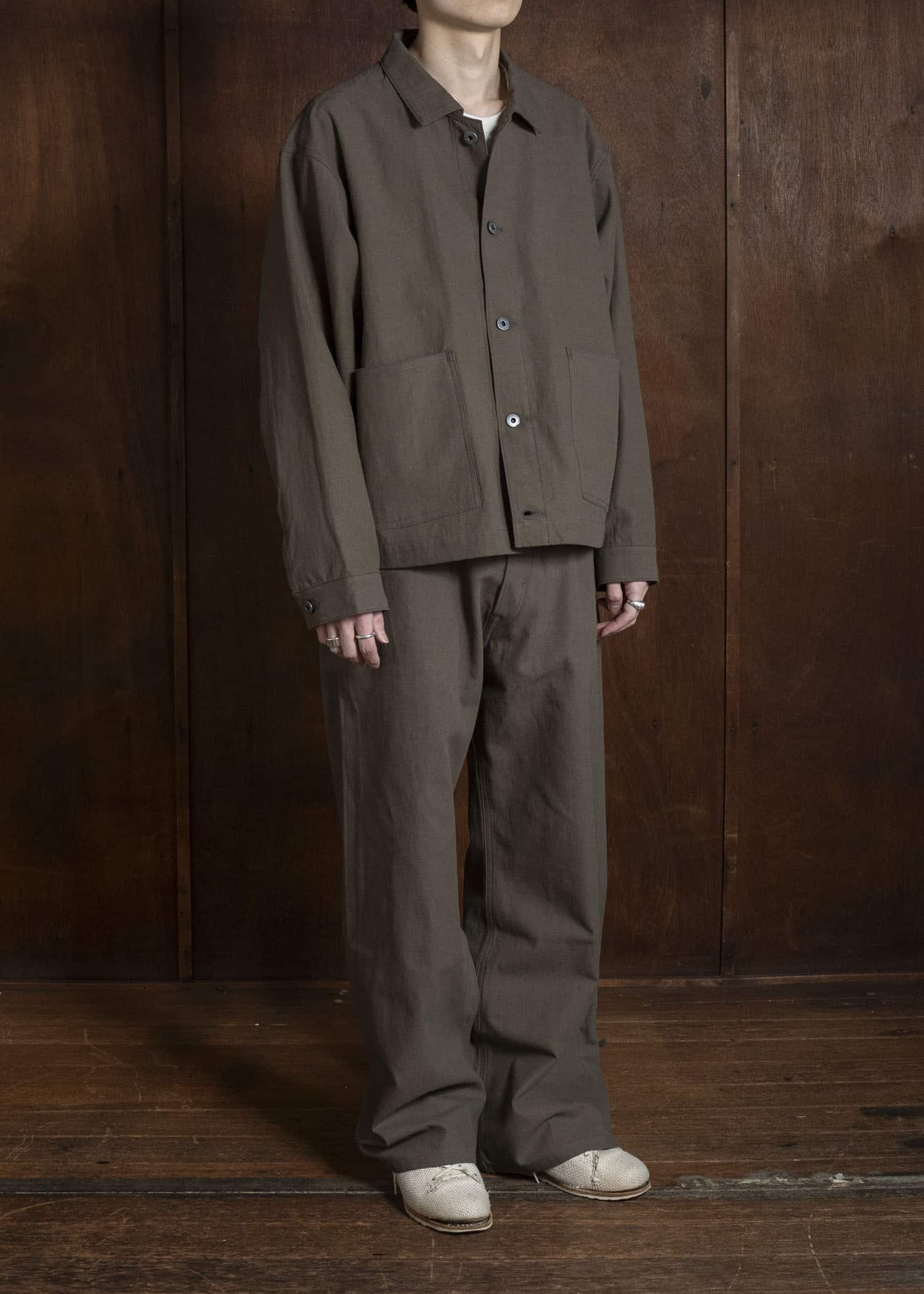Taiga Takahashi Lot.303-Brown Coverall Jacket Brown