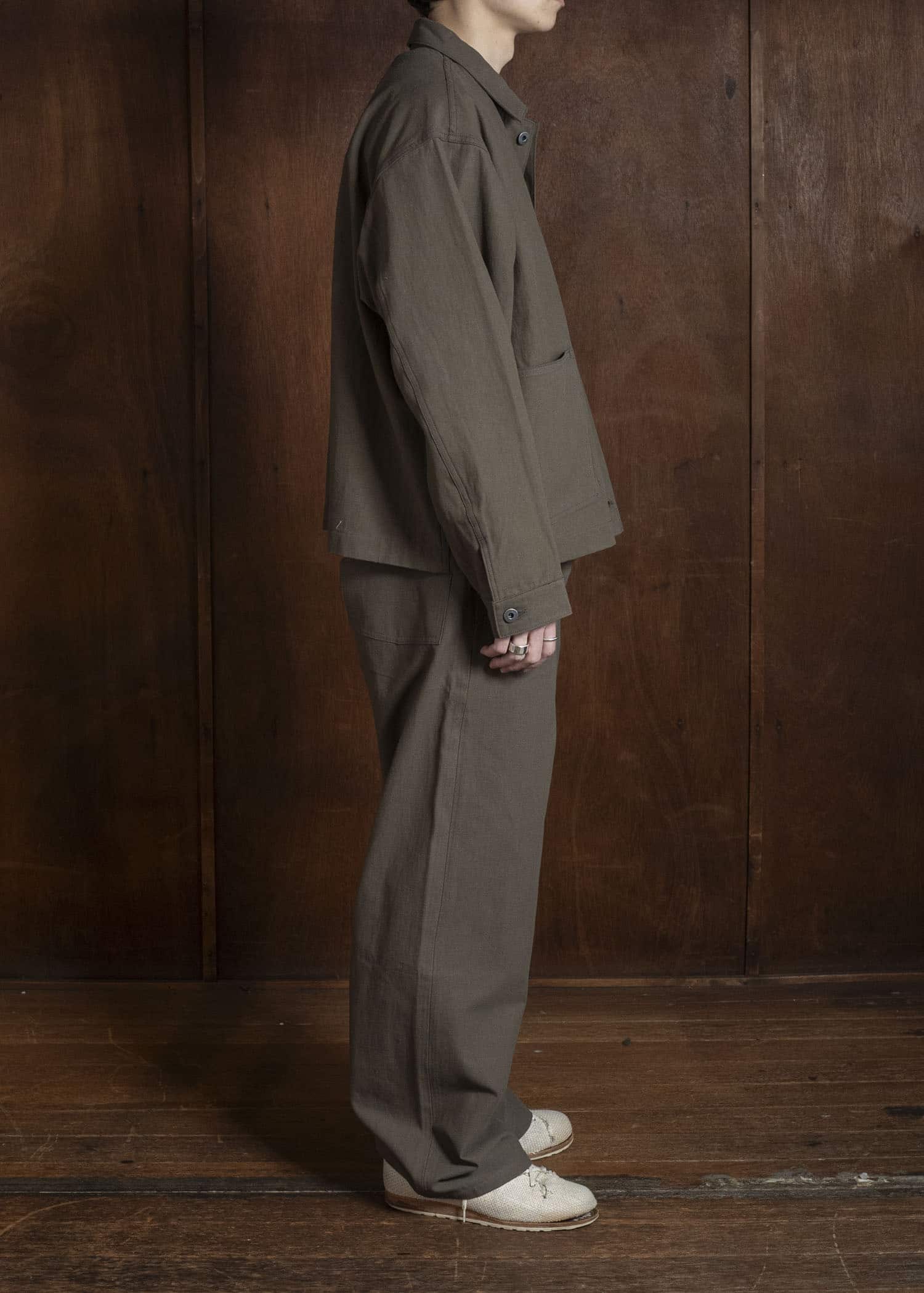 Taiga Takahashi Lot.303-Brown Coverall Jacket Brown