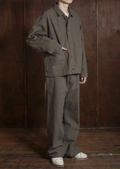 Taiga Takahashi Lot.303-Brown Coverall Jacket Brown