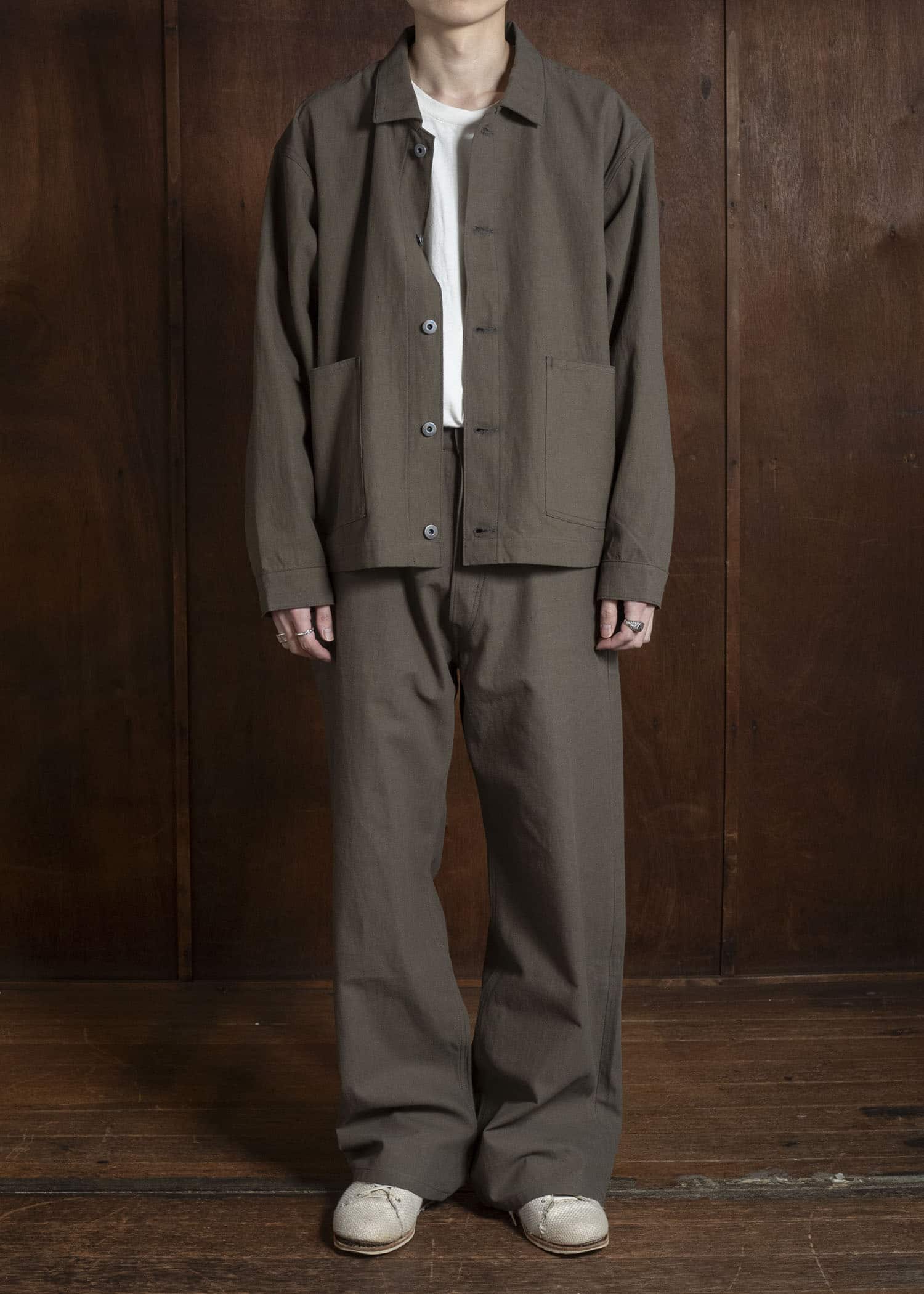 Taiga Takahashi Lot.303-Brown Coverall Jacket Brown