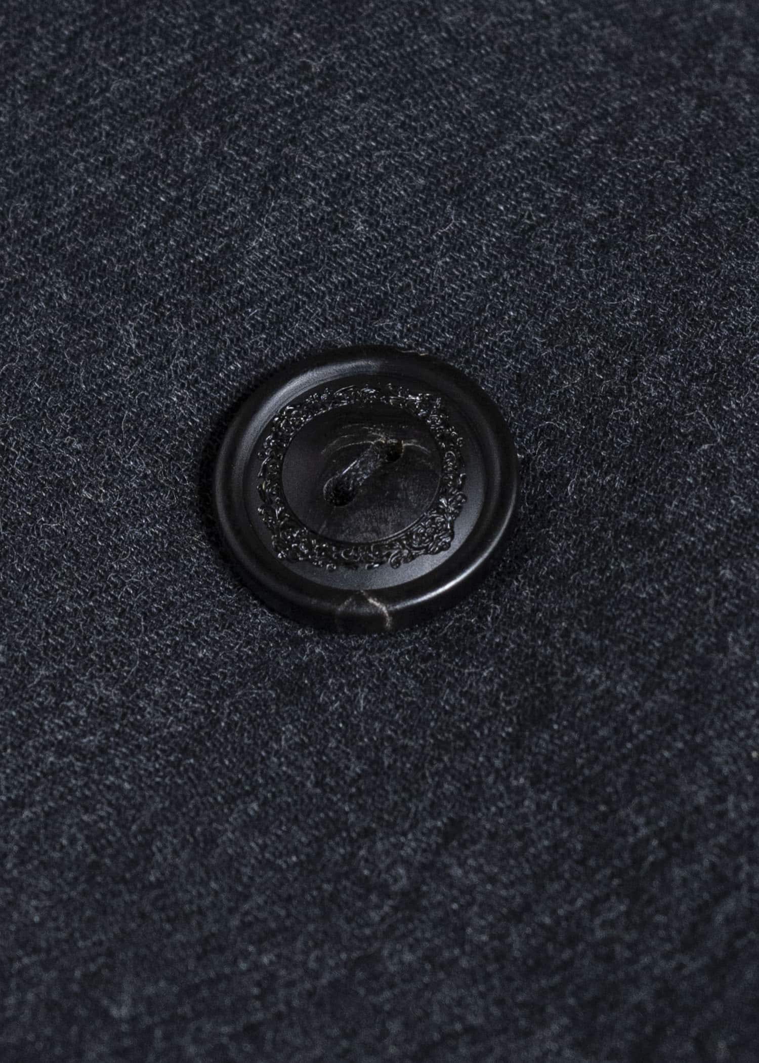 Professor.E SHEPERD DOUBLE BREASTED DISTRESSED COAT DARK GRAY 25FW-PE-LC-01