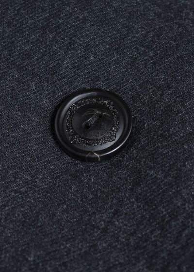 Professor.E SHEPERD DOUBLE BREASTED DISTRESSED COAT DARK GRAY 25FW-PE-LC-01