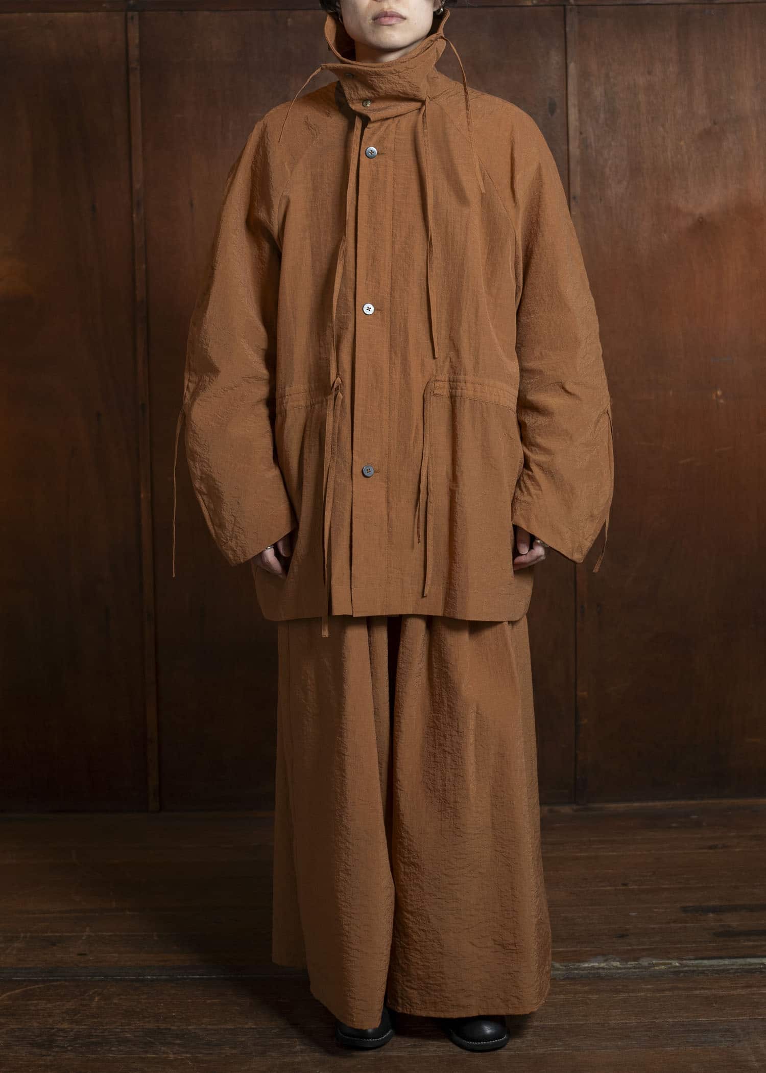 amachi. Membrane Short Coat AY16-4 Bronze