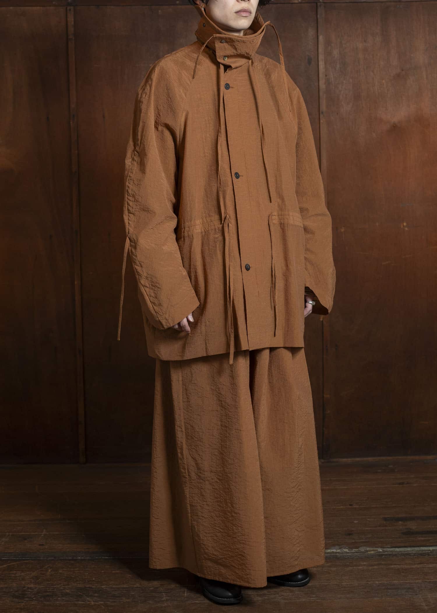 amachi. Membrane Short Coat AY16-4 Bronze