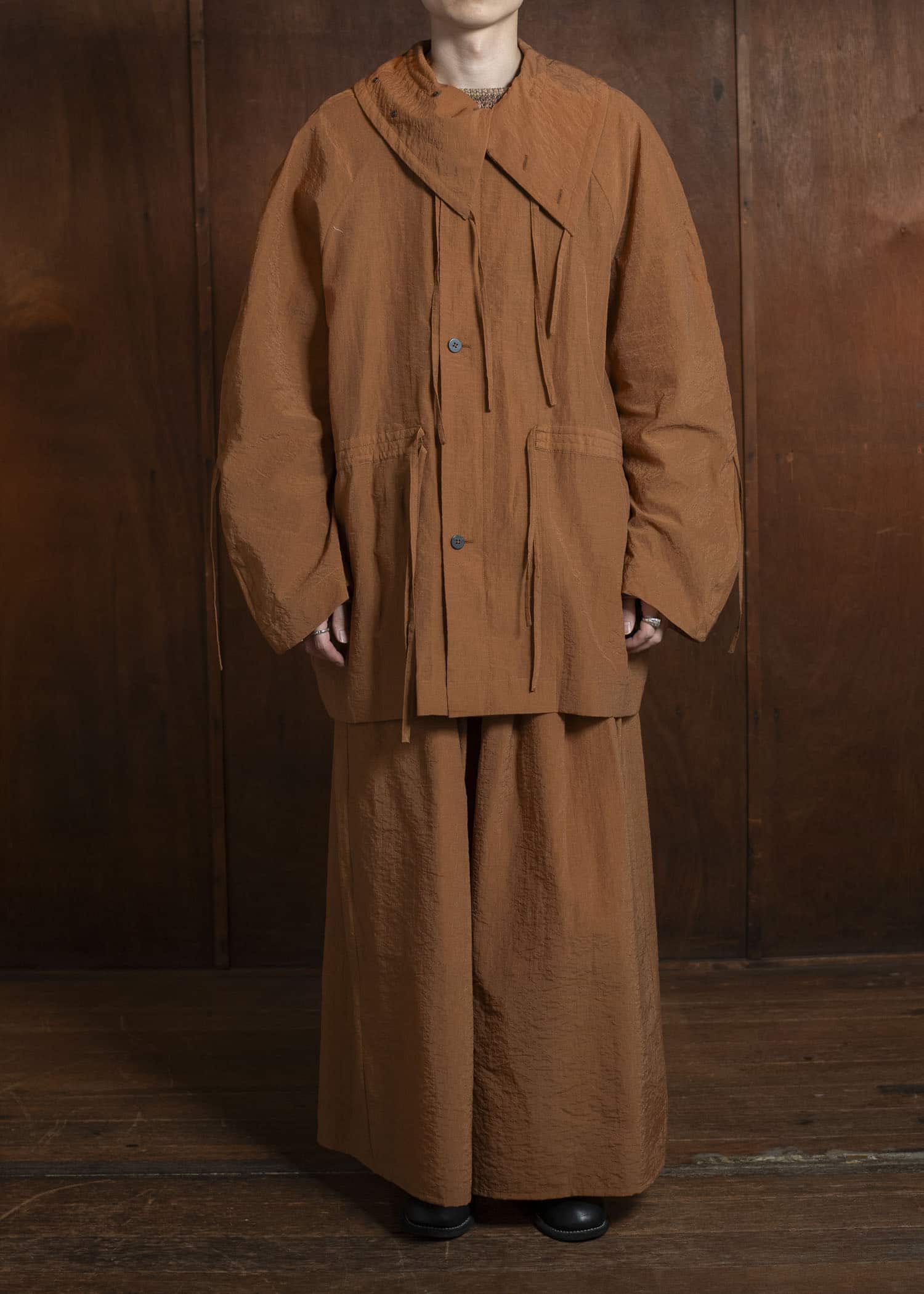 amachi. Membrane Short Coat AY16-4 Bronze