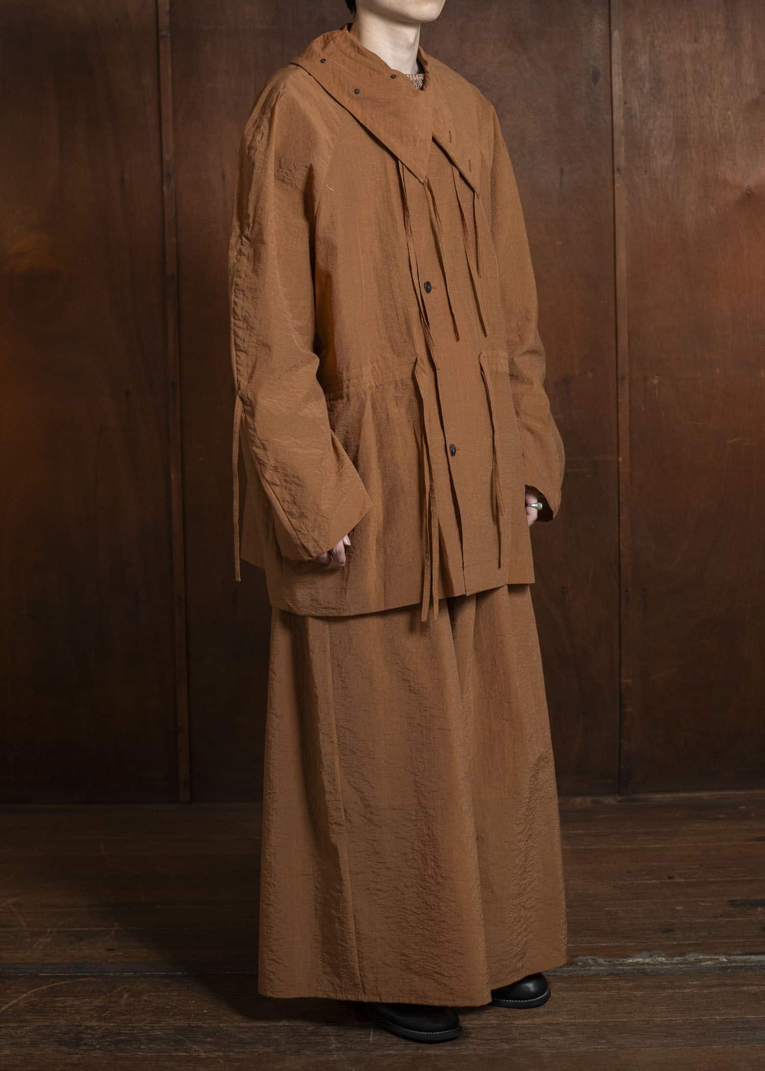 amachi. Membrane Short Coat AY16-4 Bronze