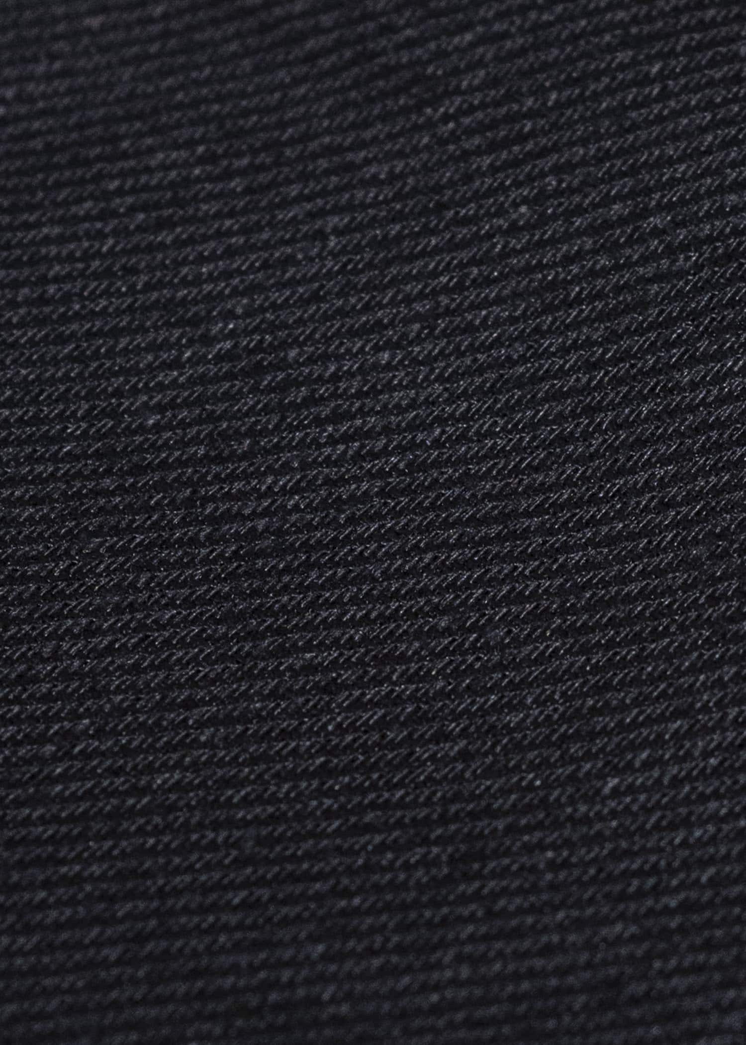 Professor.E DOUBLE BREASTED LINEN SHIRT BLACK 25FW-PE-LSH-02