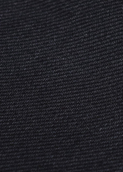 Professor.E DOUBLE BREASTED LINEN SHIRT BLACK 25FW-PE-LSH-02