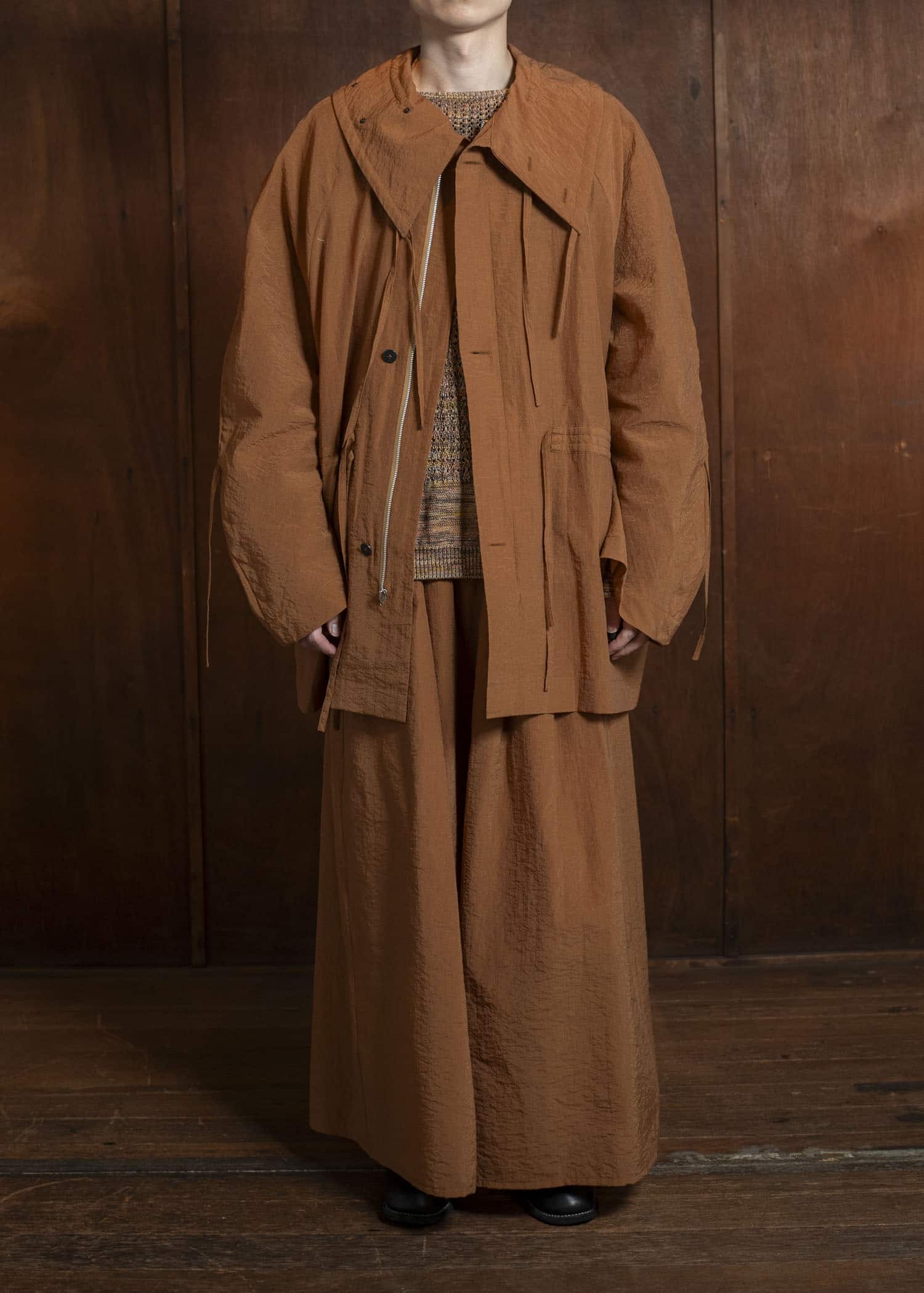 amachi. Membrane Short Coat AY16-4 Bronze