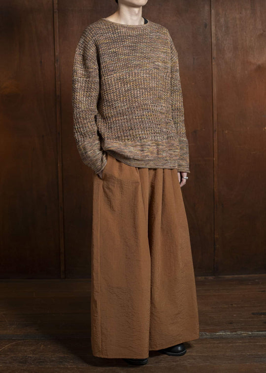 amachi. Natural shaped Knit AY16-32 Blue Gray