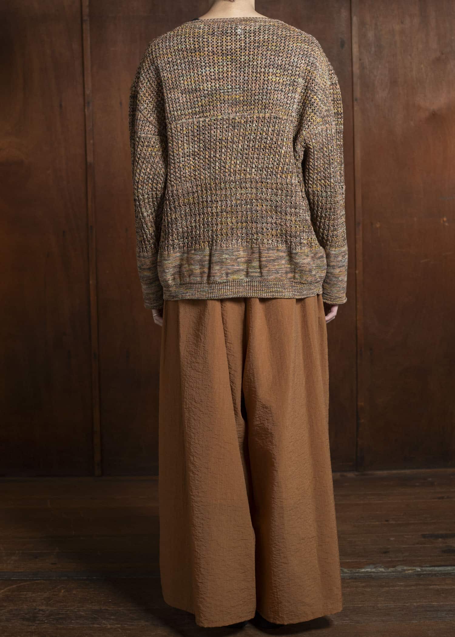 amachi. Natural shaped Knit AY16-32 Blue Gray