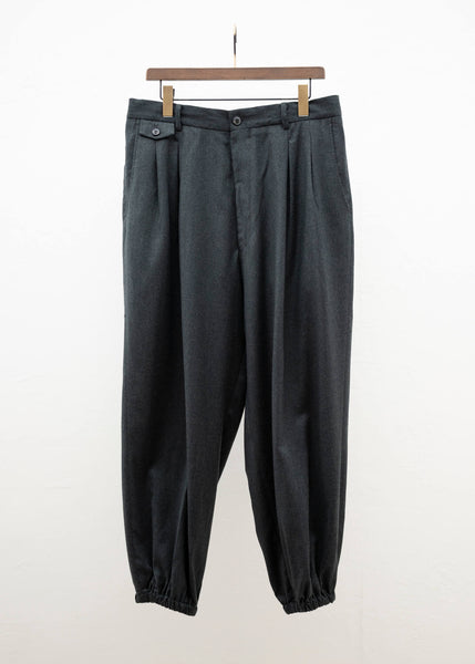 YOKO SAKAMOTO SUIT KUNG FU TROUSERS / OLIVE