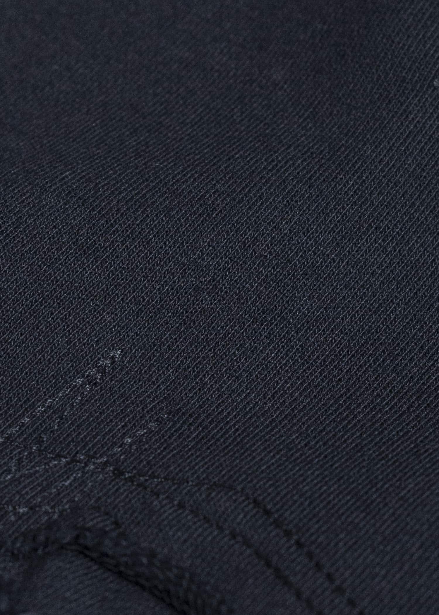 Professor.E DOUBLE V DESTROYED SWEATER BLACK 25FW-PE-TTL-01