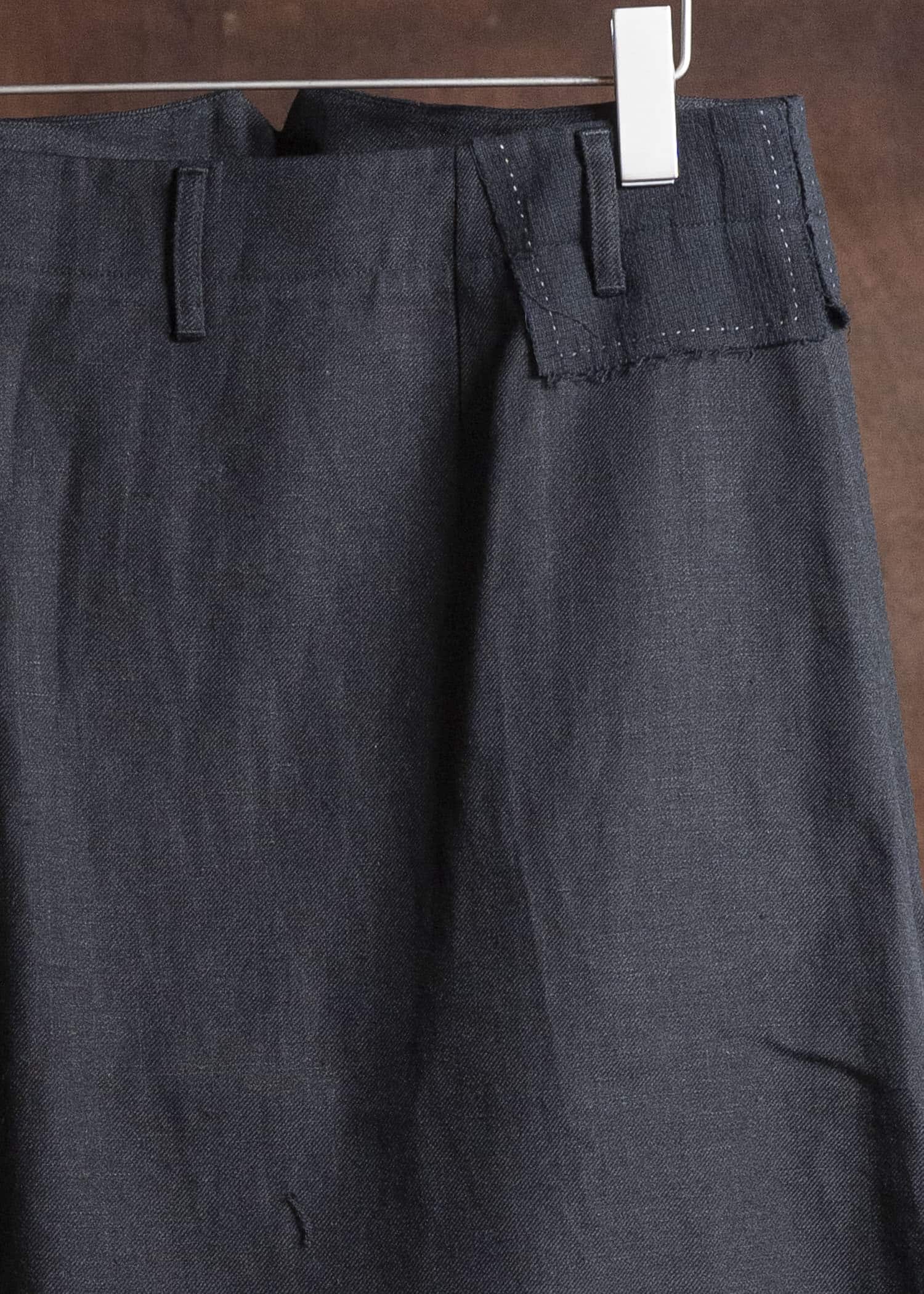 Professor.E LAYERED WRAP SKIRT BLACK 25FW-PE-LSK-01