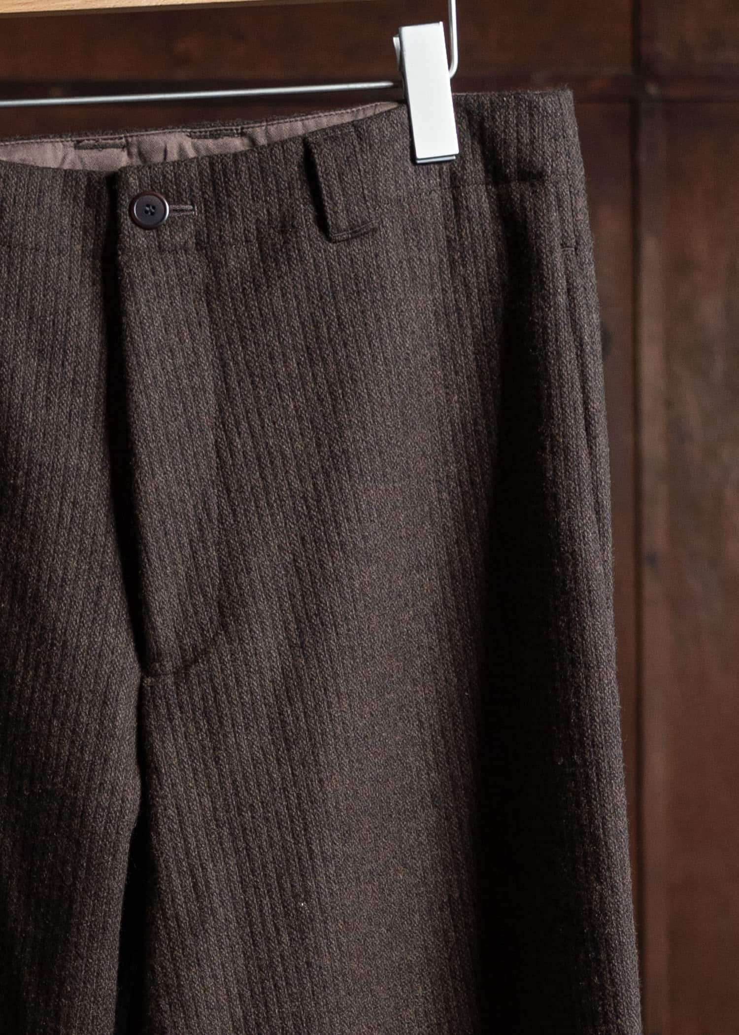 YOKO SAKAMOTO Beach Cloth Work Trousers Brown YS-24AW-23-Brown