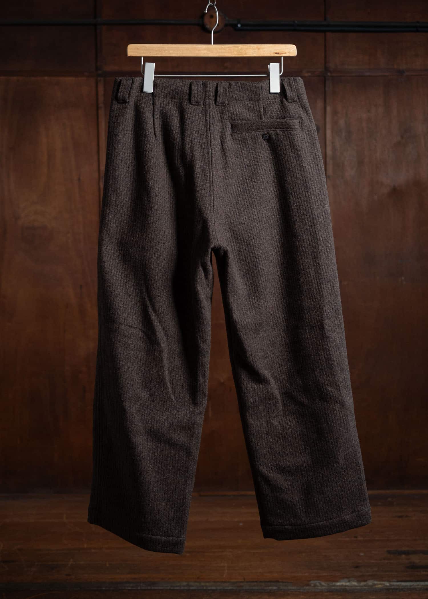 YOKO SAKAMOTO Beach Cloth Work Trousers Brown YS-24AW-23-Brown