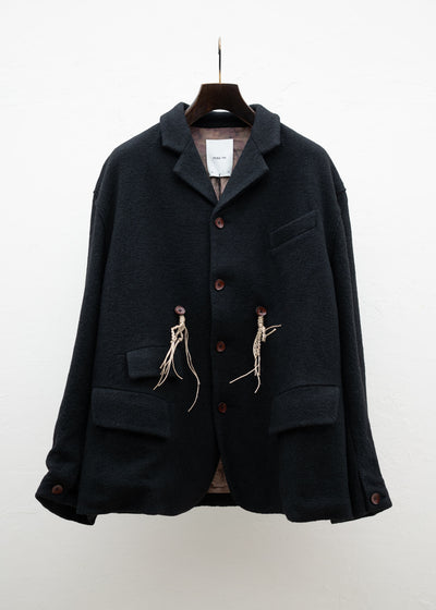 Peng Tai BOILED WOOL BLAZER