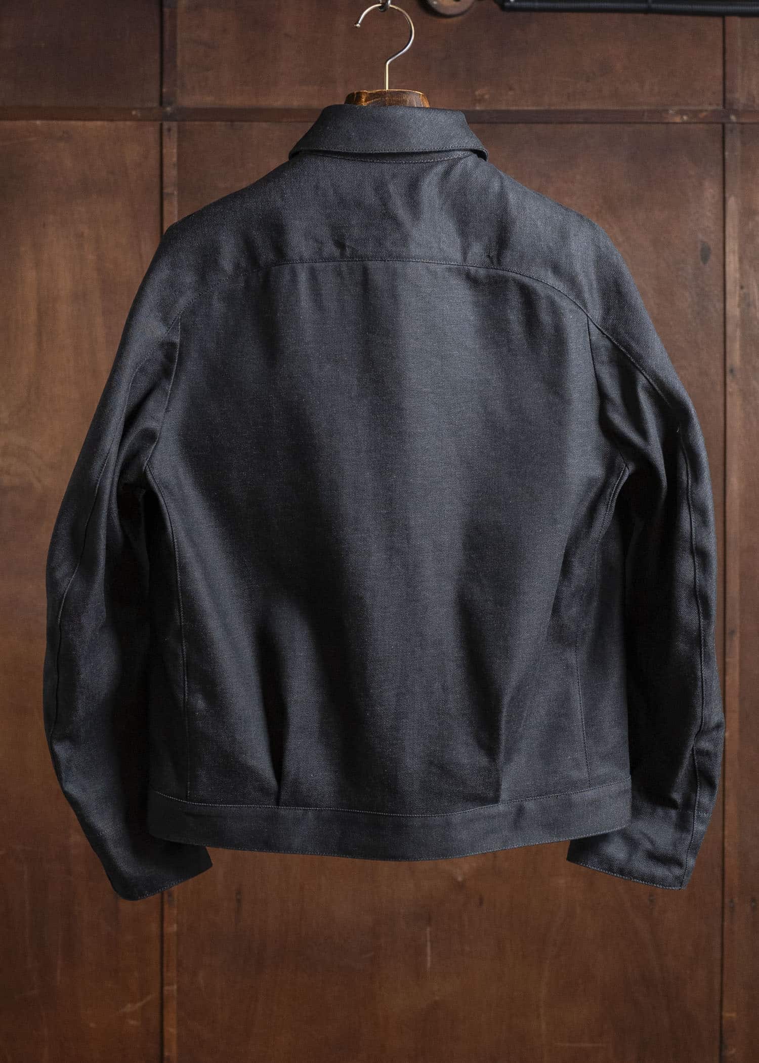 OPPOSE DUALITY OD0001DJK-25AW 6 Pocket Panel Denim JKT Raw Black Gray