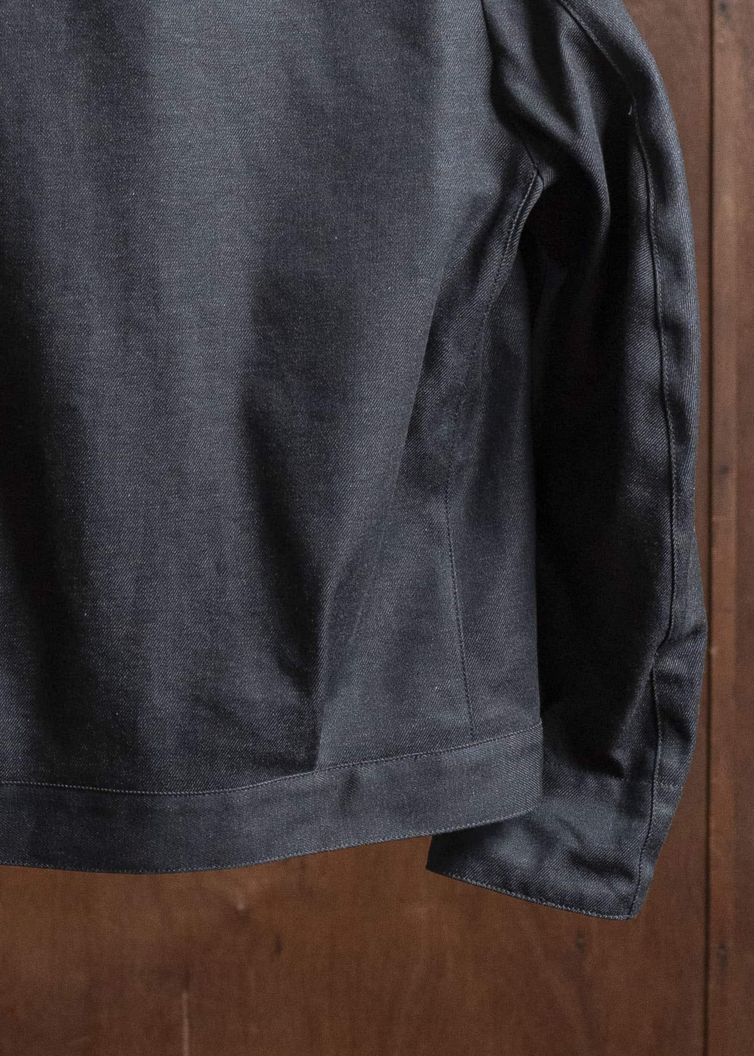 OPPOSE DUALITY OD0001DJK-25AW 6 Pocket Panel Denim JKT Raw Black Gray