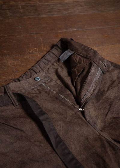 YOKO SAKAMOTO Denim Wide Trousers Kakishibu YS-24AW-53-Kakishibu