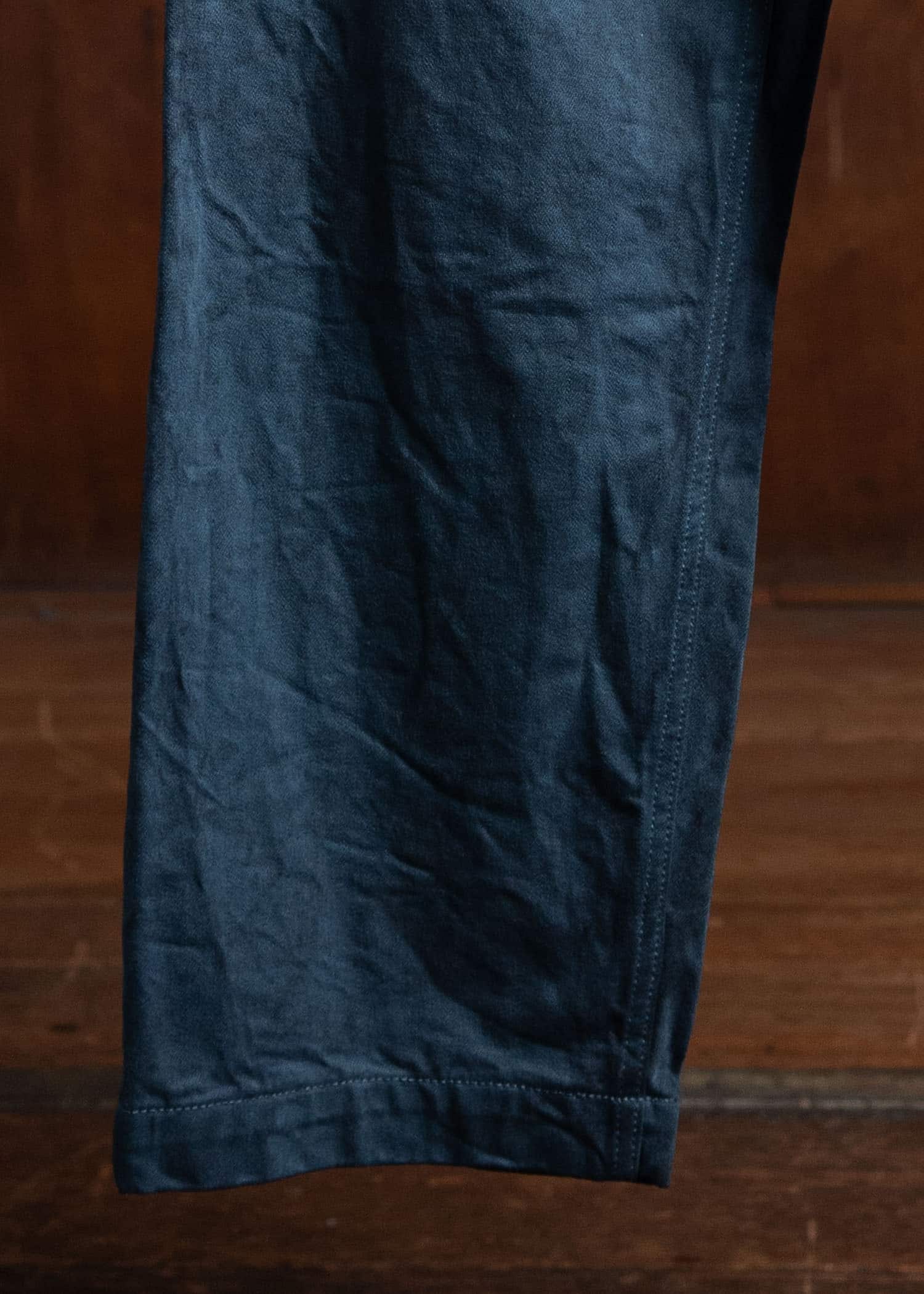 YOKO SAKAMOTO Denim Wide Trousers Indigo Sumi Ink YS-24AW-53-Indigo Sumi Ink