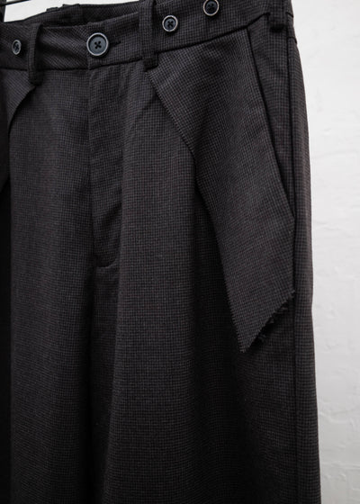 Peng Tai PANELED STRAIGHT LEG TROUSERS