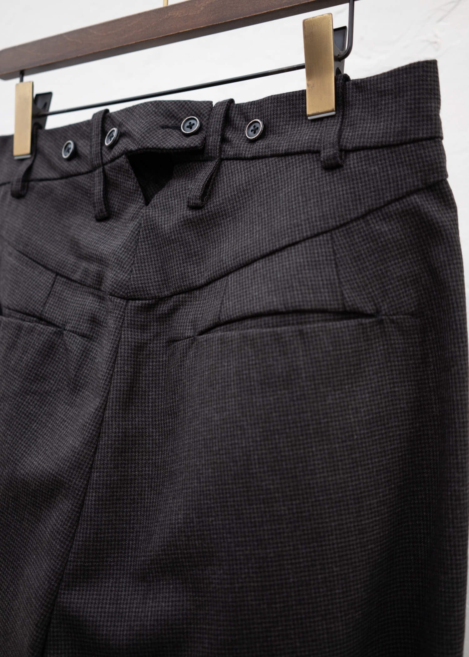 Peng Tai PANELED STRAIGHT LEG TROUSERS