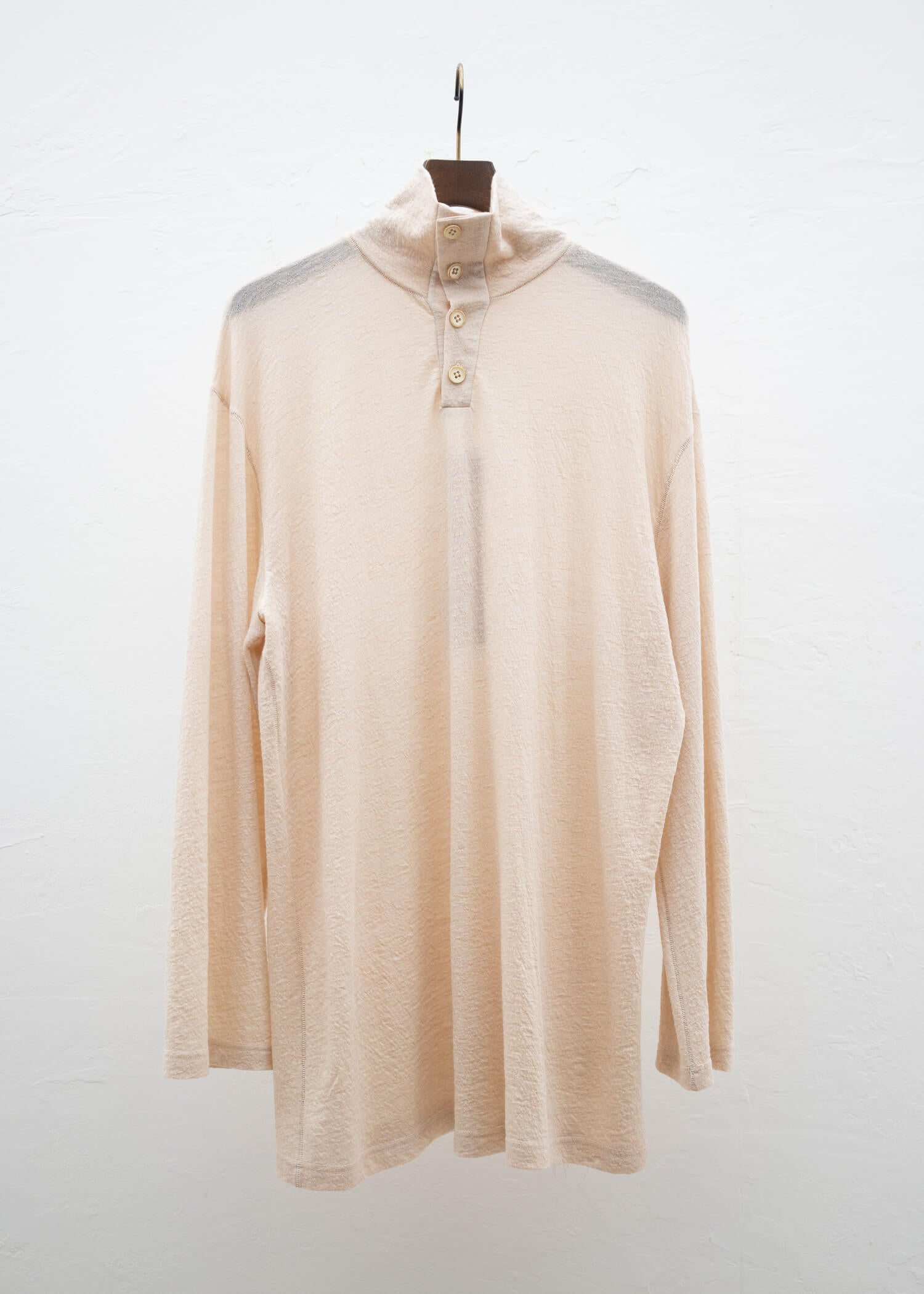 Peng Tai FUNEL NECK LONG SLEEVE SHIRT / DEW